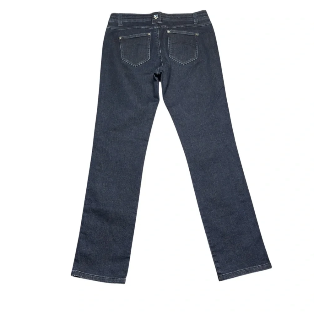Kuhl Thermik Jean Womens Size 10 Straight Dark Wash Hiking Workwear Performance‎ - Picture 3 of 13